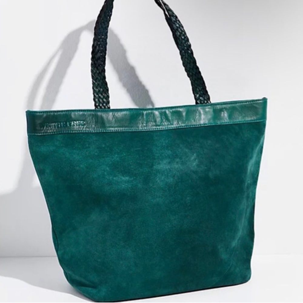 Free People Brookline Tote In Ocean Mist